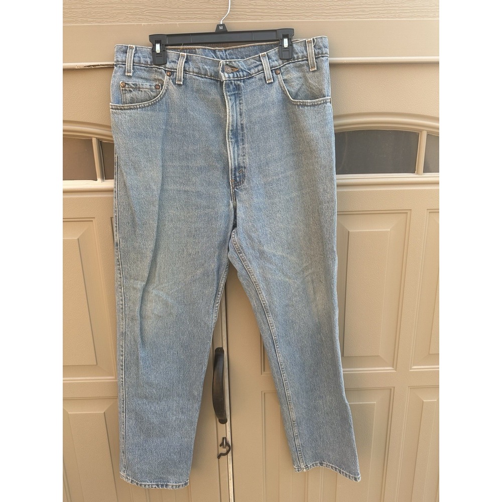 Vintage Levis‎ 540 Jeans 38X32 Relaxed Fit Baggy  Brown Tab 90s El Paso Factory